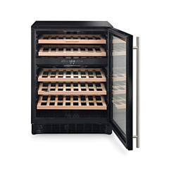 Rangemaster RDZ6046BL/ 126170 - 60CM DUAL ZONE WINE COOLER - BLACK