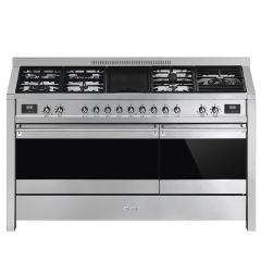 Smeg A5-81 150Cm Opera Dual Fuel Range Cooker Stainless Steel