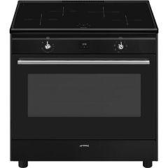 Smeg CX91IMBL 90Cm Concert Induction Range Cooker 