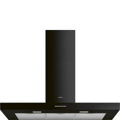 Smeg KBT100BL 100Cm Chimney Cooker Hood