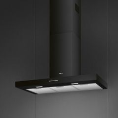 Smeg KBT900BL 90Cm Chimney Cooker Hood