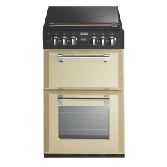 Stoves 444442895  550DFW 55cm Dual Fuel Rangecooker with Double Oven and Gas Hob - Champagne