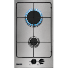 Zanussi ZGNN322X 29cm 2 Zone Gas Hob - Stainless Steel