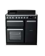 Rangemaster ESDL90EIPGBL/CM1 90Cm Estel Deluxe inductionRange Cooker Gloss Black