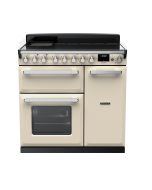 Rangemaster ESDL90EIPPCR/CM1 90Cm Estel Deluxe Induction Range Cooker Pale Cream