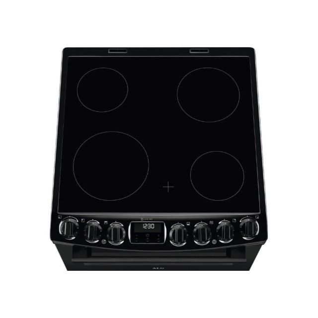 Aeg CCX6740ACB 6000 SteamBake Cooker with Ceramic hob , Black