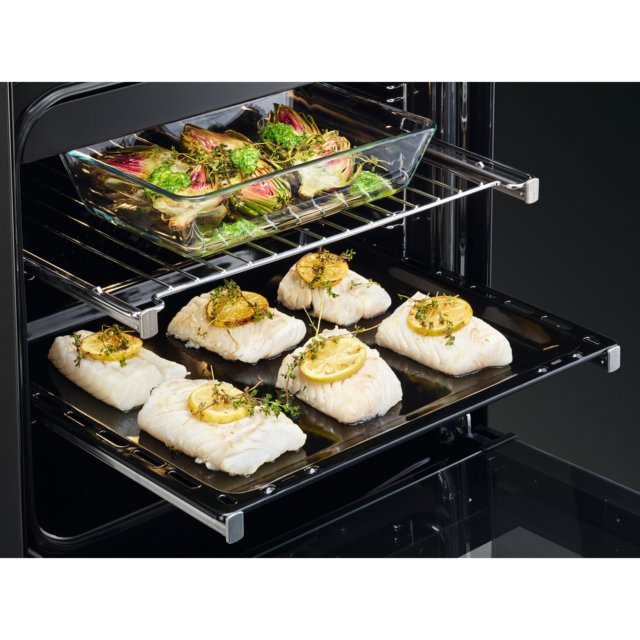 AEG CIB6743ACM Stainless Steel Double Oven Induction Cooker