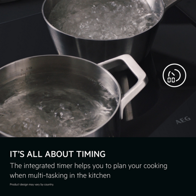 AEG CIB6743MCB Black 60cm Double Electric Cooker
