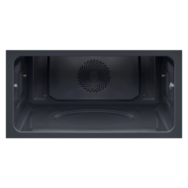 Aeg GK6NK40FB 59.5cm Compact Combi Microwave Oven - Gloss Black with Steel Trim