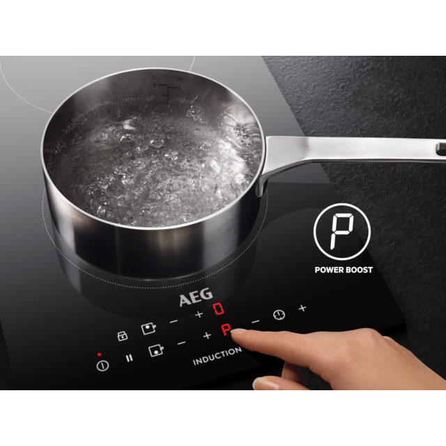 AEG IKX64301CB 59cm Induction Hob - Black