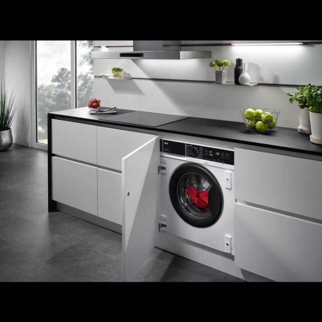 AEG LF8E8436BI 8kg 1400 Spin Integrated Washing Machine - White