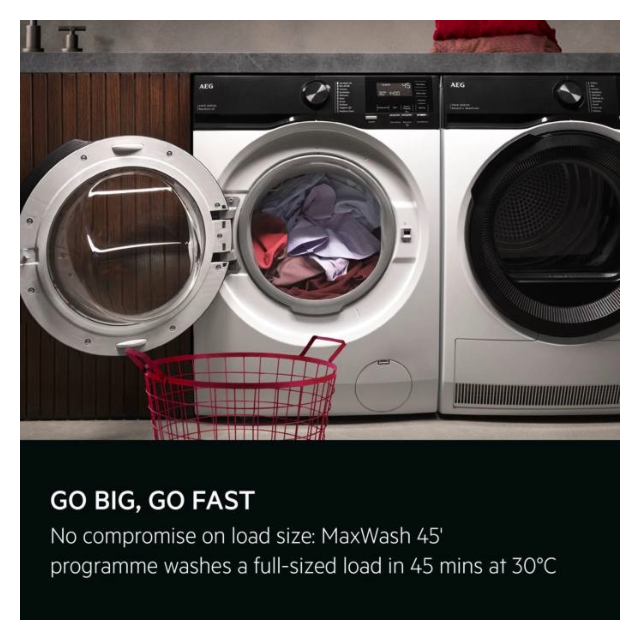 Aeg LFED61844B 8Kg 1400 Spin Washing Machine