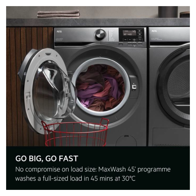 Aeg LFED61844B 8Kg 1400 Spin Washing Machine