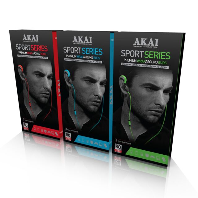 Akai A58021/RD Blutooth Headphones