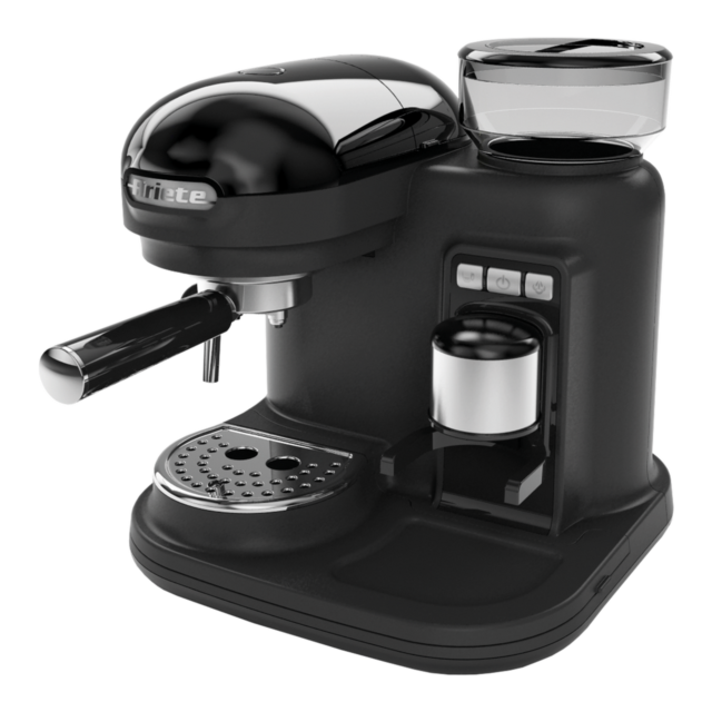 Ariete AR1319 Moderna Espresso Coffee Machine with Grinder Black