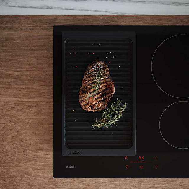 ASKO HIG89524BGB1 90cm Dual Induction and Gas Hob