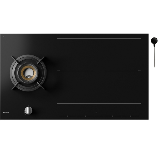 ASKO HIG89524BGB1 90cm Dual Induction and Gas Hob