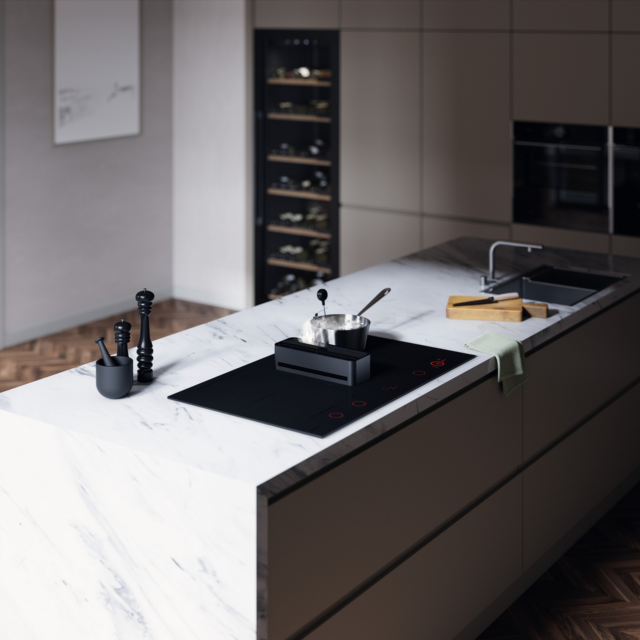 Asko HIHD854MM 90cm 4 Zone Induction Hob Black