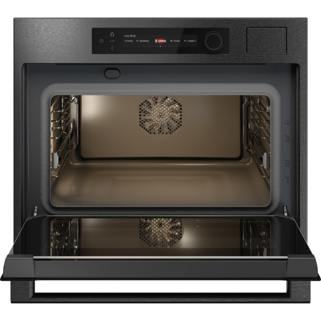 ASKO OCS64BSH 45cm Compact Oven with Steam Black Steel