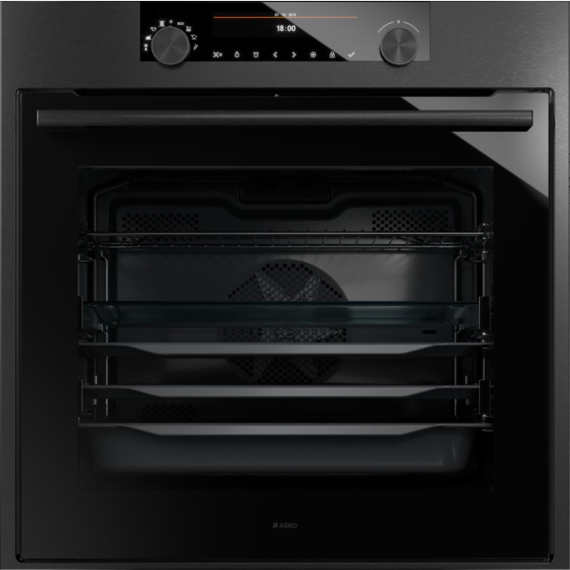 Asko OP8687B 59 5Cm Built In Electric Single Oven - Black Steel