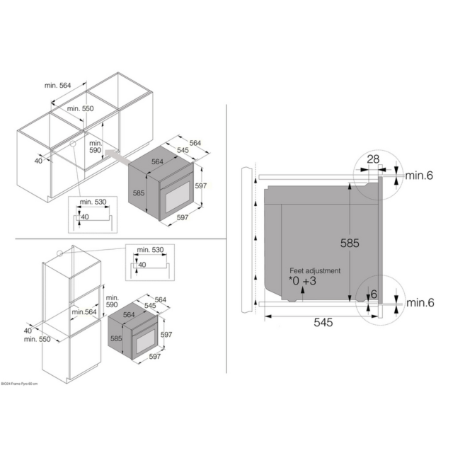 ASKO OTP66BSH 60cm Single Oven with Pyrolytic Cleaning