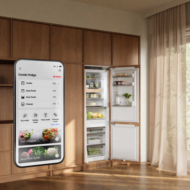 ASKO RBC576DNC1.UK 60/40 Integrated No Frost Fridge Freezer