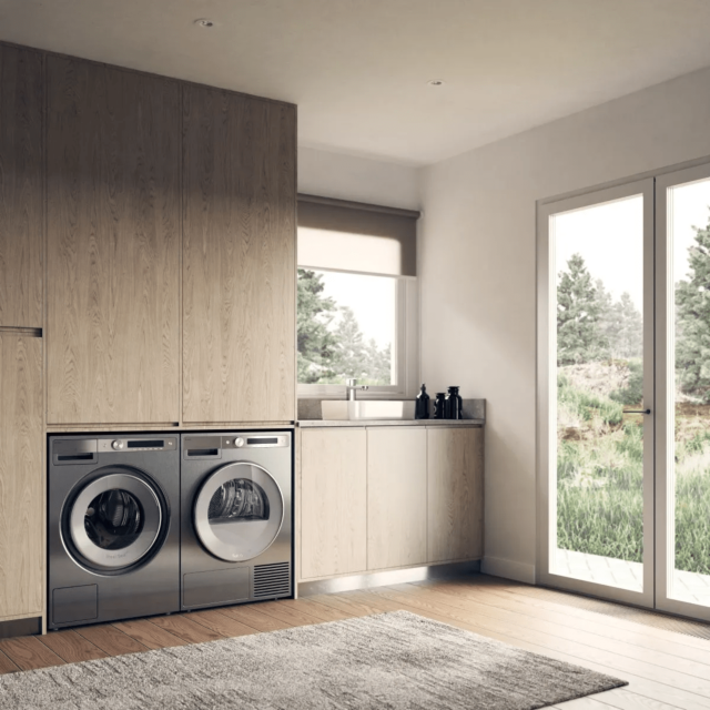 Asko T608HX_S_UK 8Kg Heat Pump Tumble Dryer - Stainless Steel