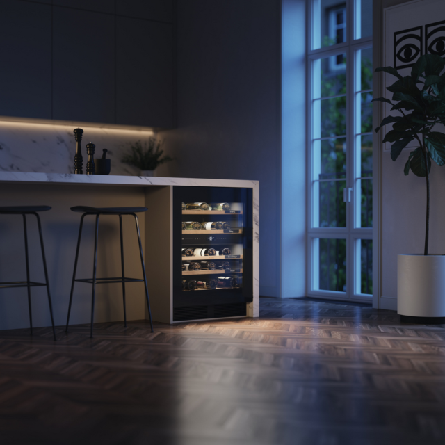 Asko WCN25842G 2 Zone Wine Cooler Black Model