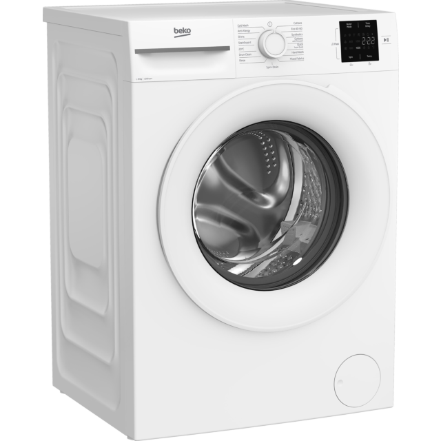 Beko BMN3WT3821W 8kg 1200 Spin RecycledTub Washing Machine - White