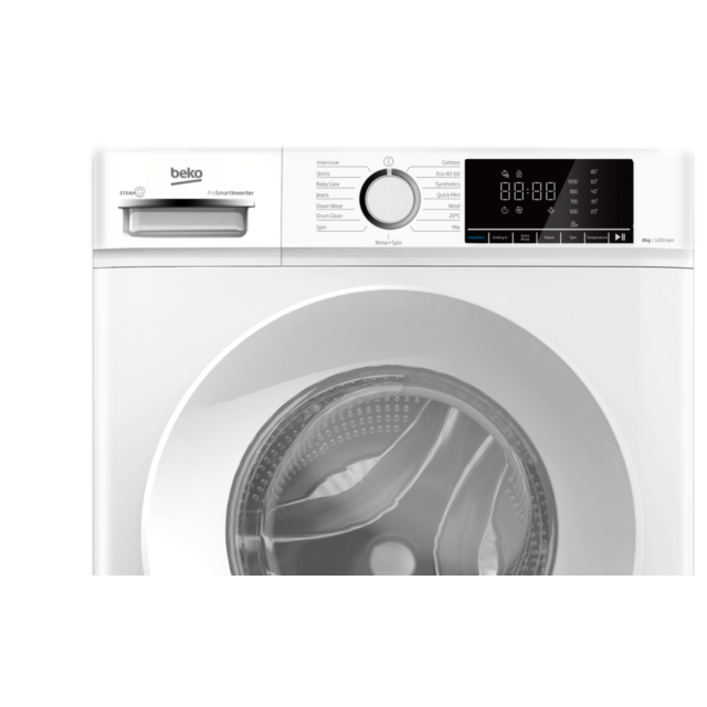 Beko BWC8121W 8kg 1200rpm Freestanding Washing Machine