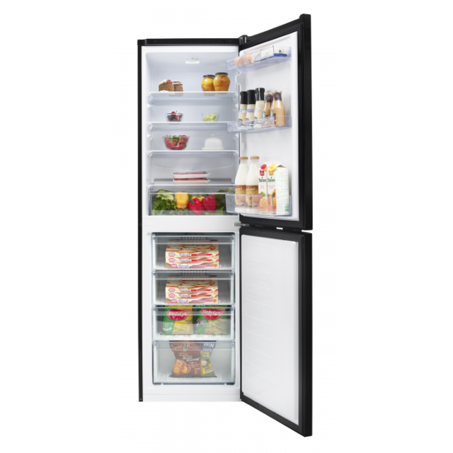 Beko CCFM3582B 54cm Frost Free Fridge Freezer - Black