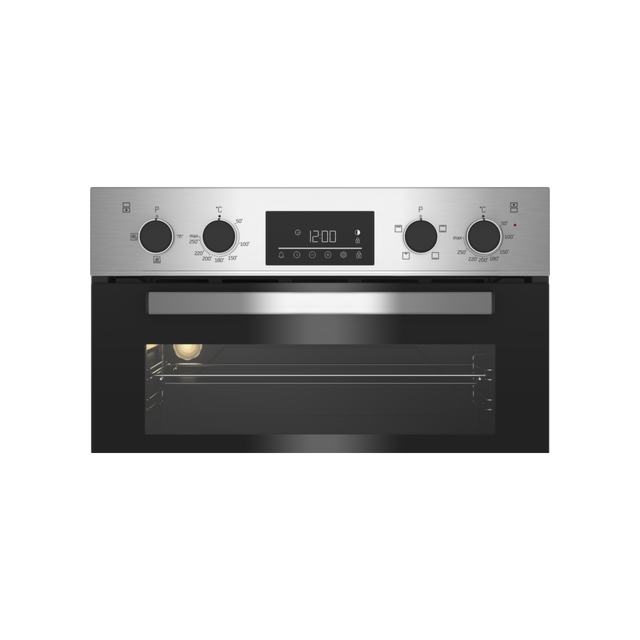 Beko CDFY22309X Built In Electric Double Oven - Stainless Steel