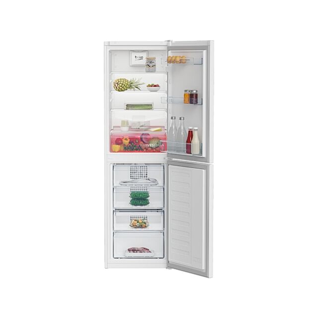 Beko CNG3582VW Frost Free Fridge Freezer Freestanding 167/102L H 182.4Cm W 54Cm F Rated