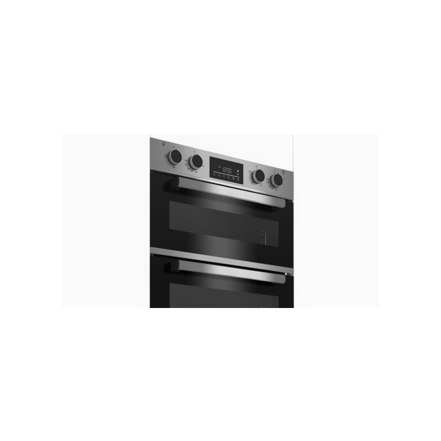 Beko CTFY22309X 59.4cm Built In Electric Double Oven - Stainless Steel
