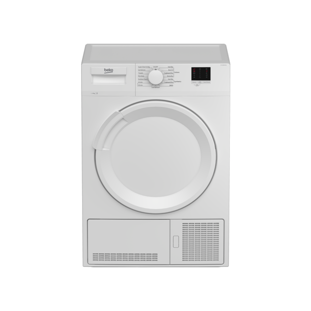 Beko DTLCE80041W 8kg Condenser Tumble Dryer - White - B Energy Rated