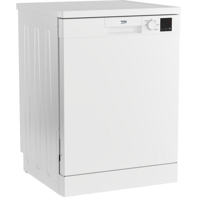Beko DVN05C20W Full Size Dishwasher - White - A++ Energy Rated