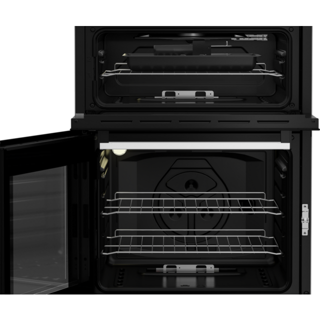 Beko EDG6231W Double Oven Gas Cooker with Gas Hob - White