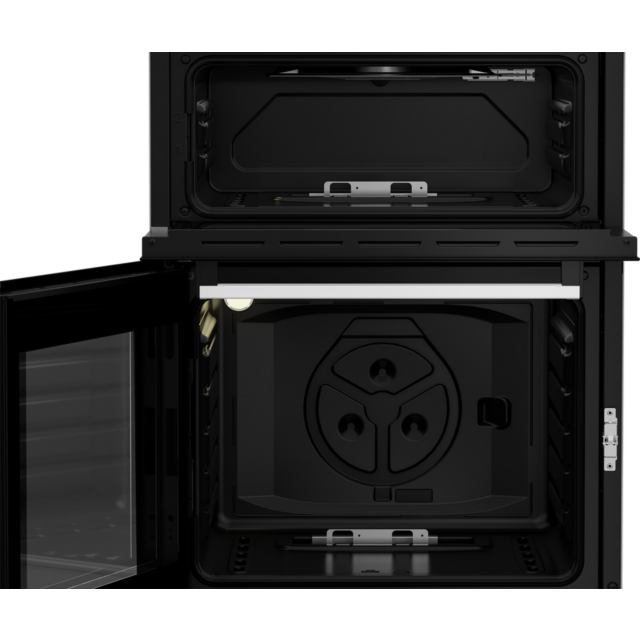 Beko EDG6231W Double Oven Gas Cooker with Gas Hob - White