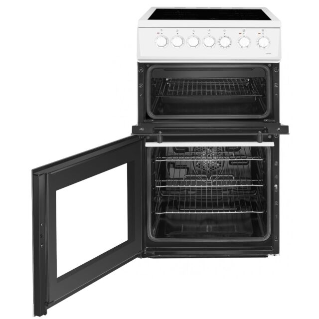 Beko EDVC503W Electric Cooker Ceramic Double Oven