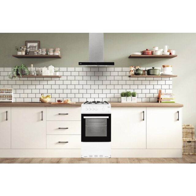 Beko ESG50W Single Oven Gas Cooker