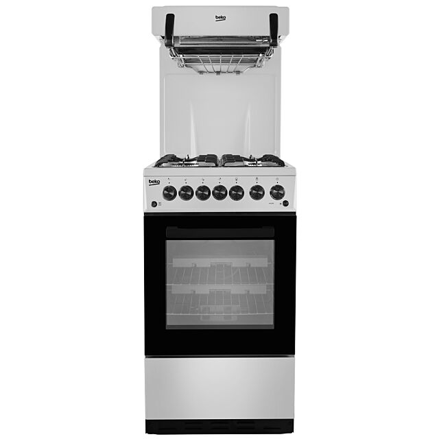 Beko KA52NES 50Cm Single Oven Eye Level Gas Cooker