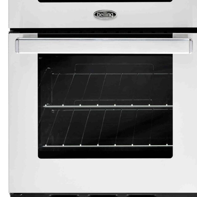 Belling 444411723 X90G 90cm Gas Rangecooker with Double Oven and Gas Hob - Stainless Steel