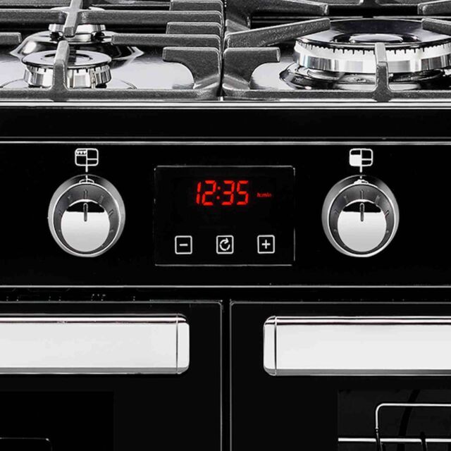 Belling 444411731  X110G 110cm Gas Rangecooker with Double Oven and Gas Hob - Black