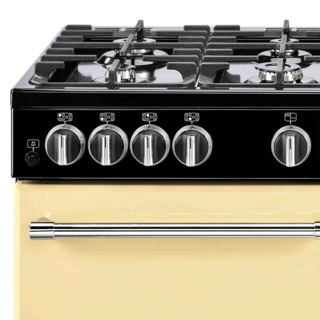 Belling 444411737  X90G 100cm Gas Rangecooker with Double Oven and Gas Hob - Cream