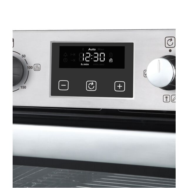 Belling 444444781 BI702FP 59.5cm Built In Electric Double Oven - Stainless Steel