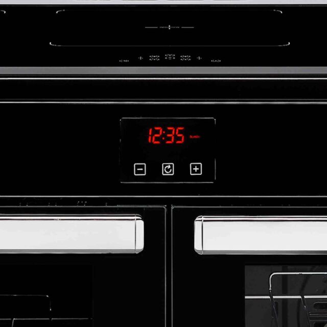 Belling 444444092 100Ei 99.6cm Electric Rangecooker with Triple Oven and Induction Hob - Black