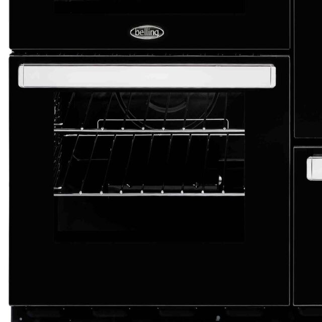 Belling 444444092 100Ei 99.6cm Electric Rangecooker with Triple Oven and Induction Hob - Black