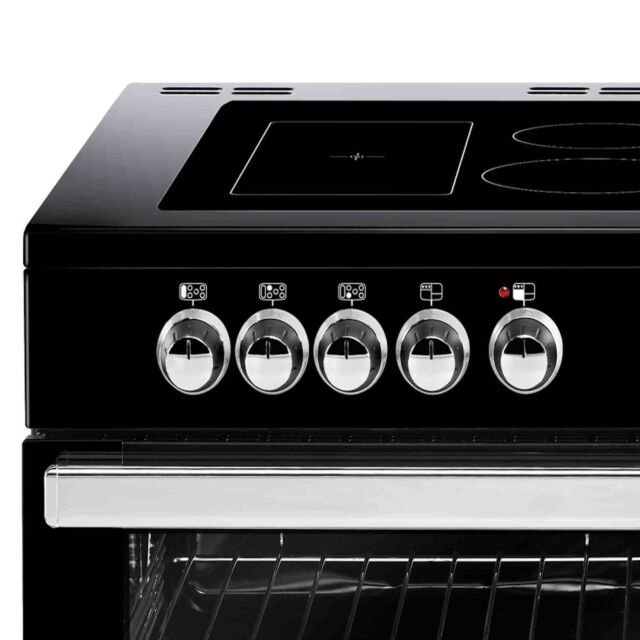 Belling 444444098 110E 110cm Electric Rangecooker with Double Oven and Ceramic Hob - Black