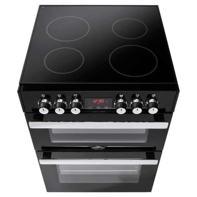 Belling 444410818 6444410818 60cm Electric Ceramic Range Cooker - Black