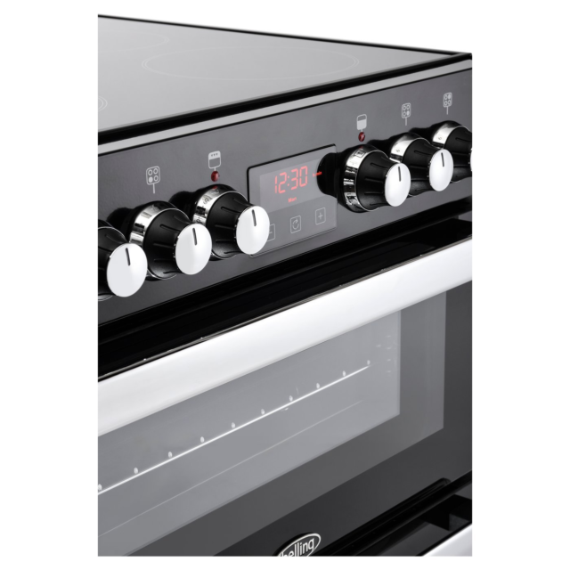 Belling 444410818 6444410818 60cm Electric Ceramic Range Cooker - Black